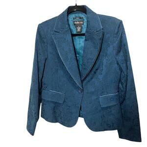 NWT Style & Co. Women's Blue Floral Jacket Size 10